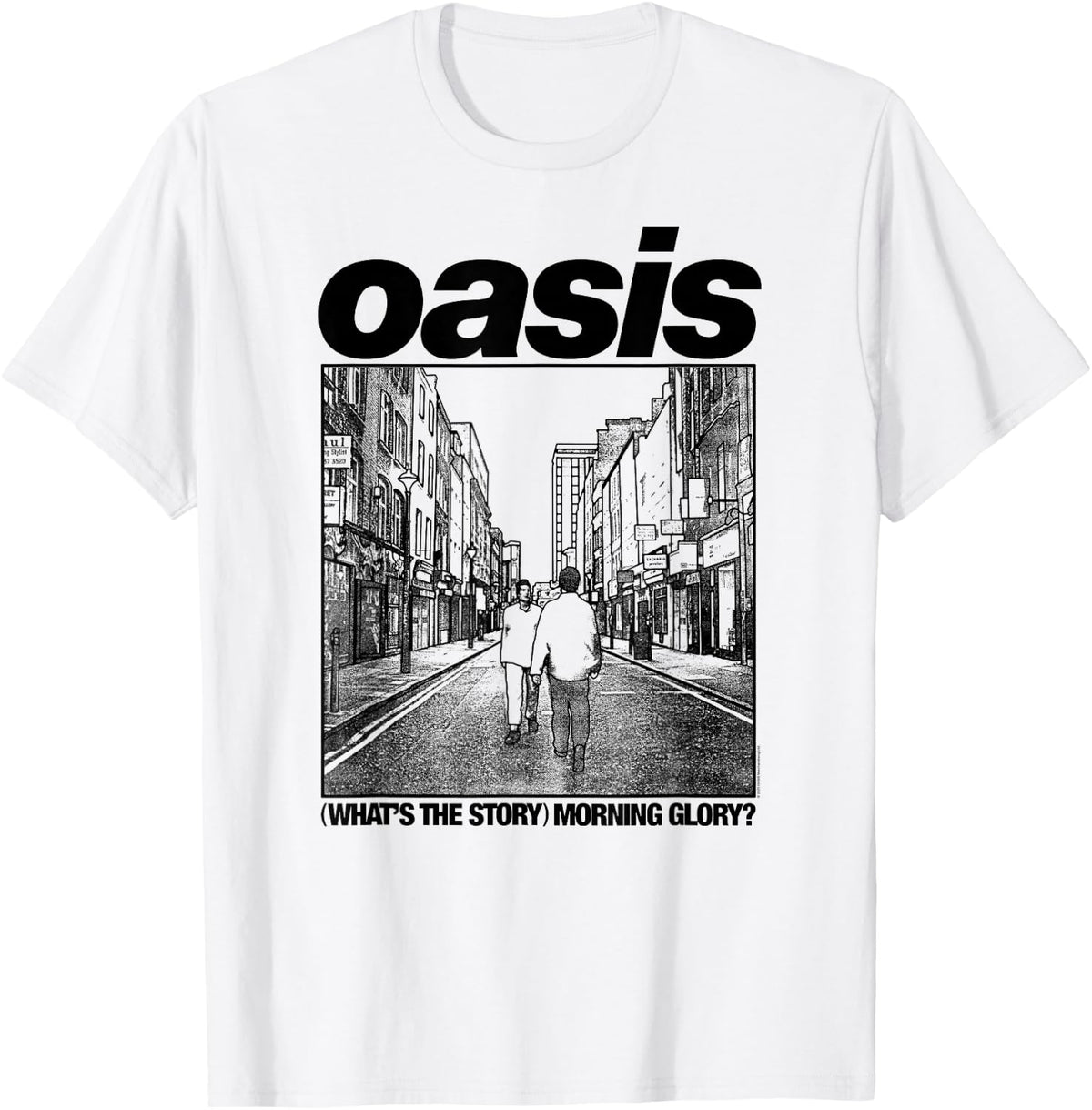 Oasis Amazon Exclusive WTSMG in White T-Shirt