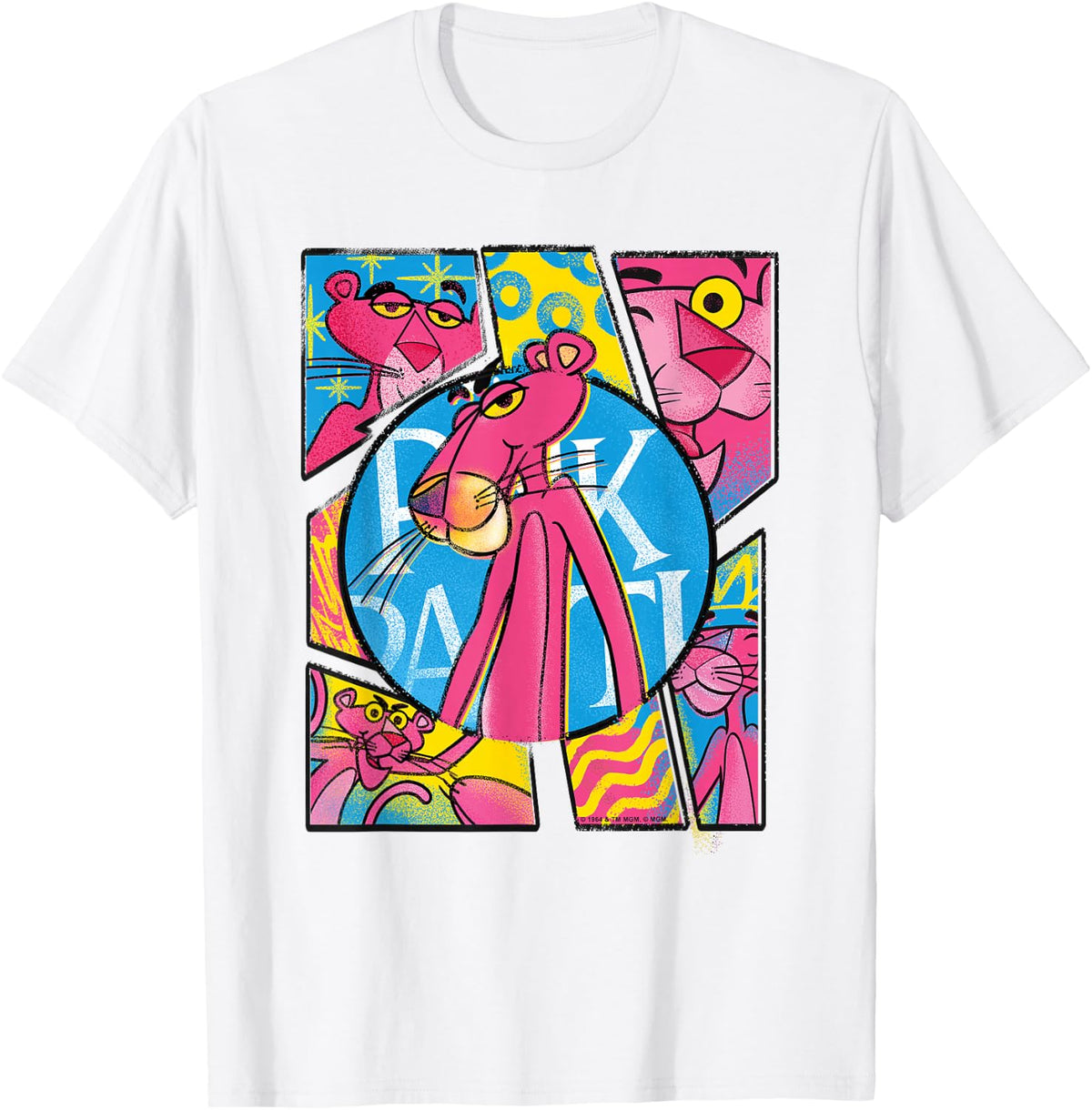 Pink Panther Graffiti Panels T-Shirt