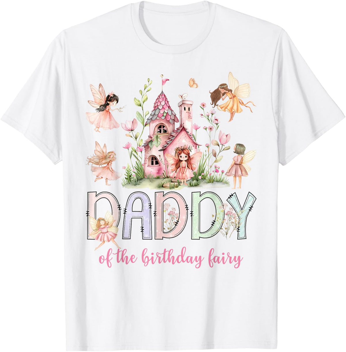 Daddy of The Birthday Fairy Magical Girl Matching T-Shirt