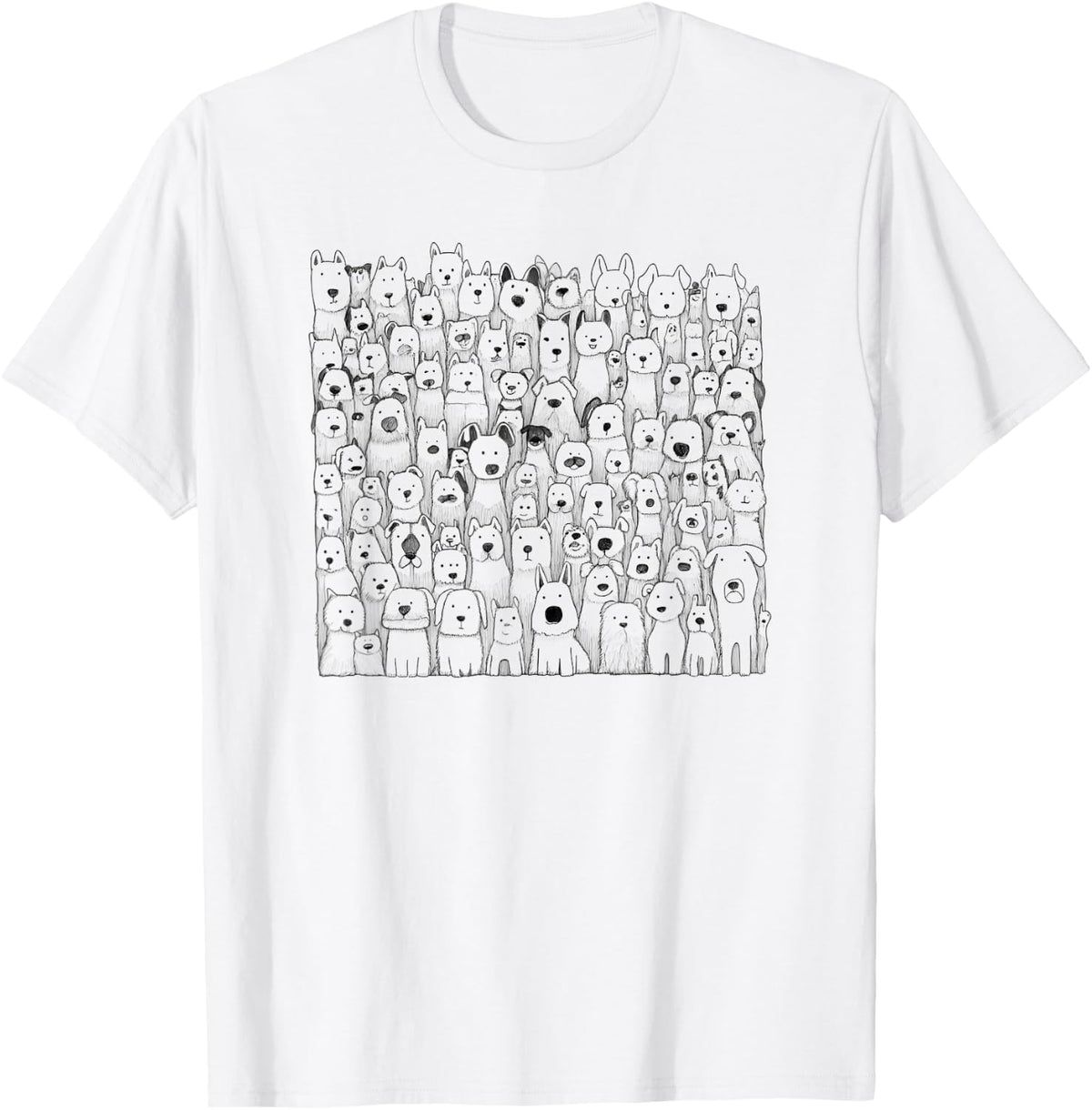 Cute Dogs Puppy Pet Animal Men Women Funny Dog T-Shirt