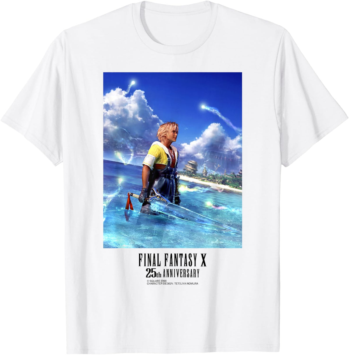 Final Fantasy Anniversary Collection FFX Tidus CG Art T-Shirt