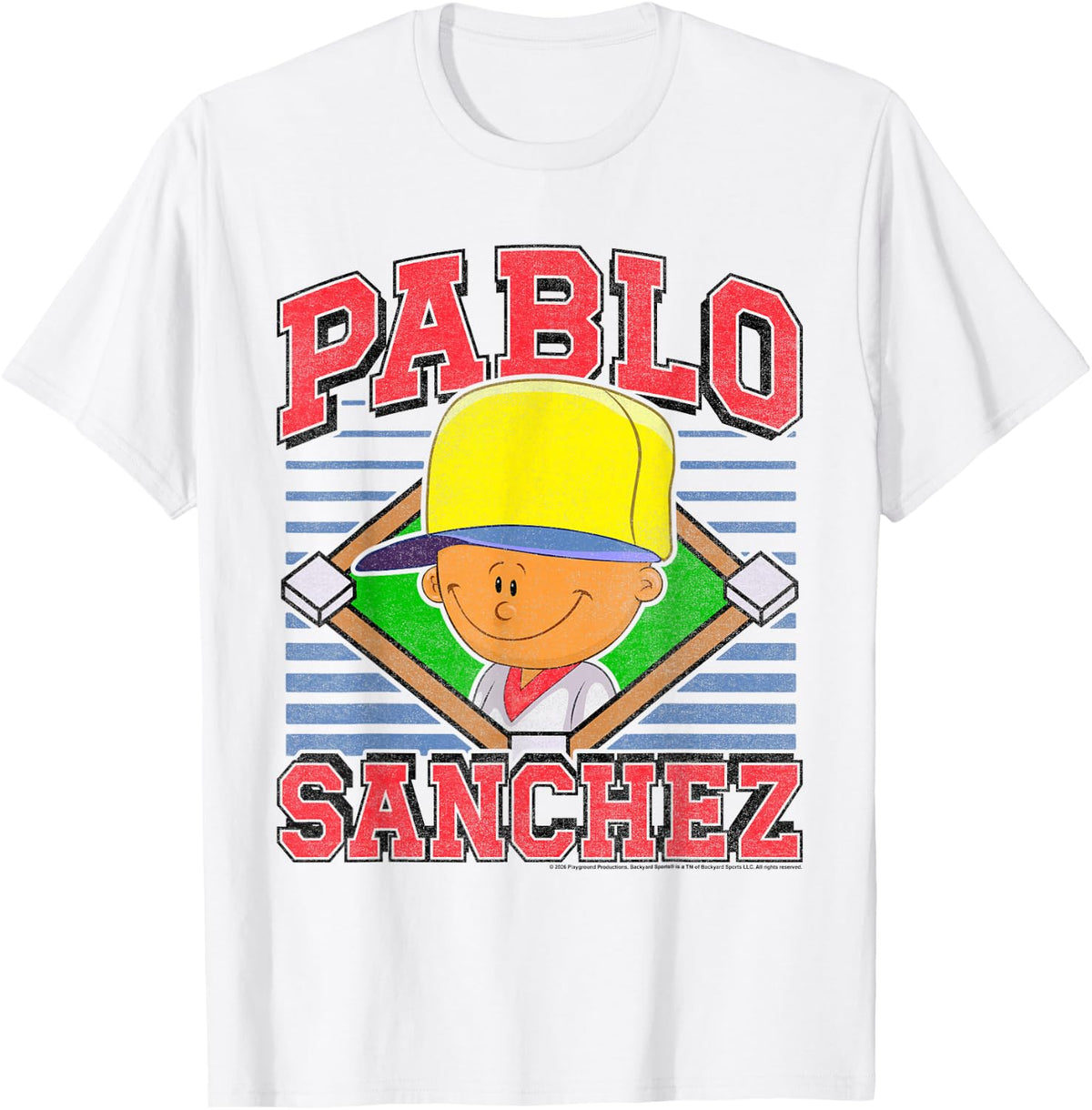 Backyard Sports Pablo Sanchez Baseball Diamond Video Game T-Shirt