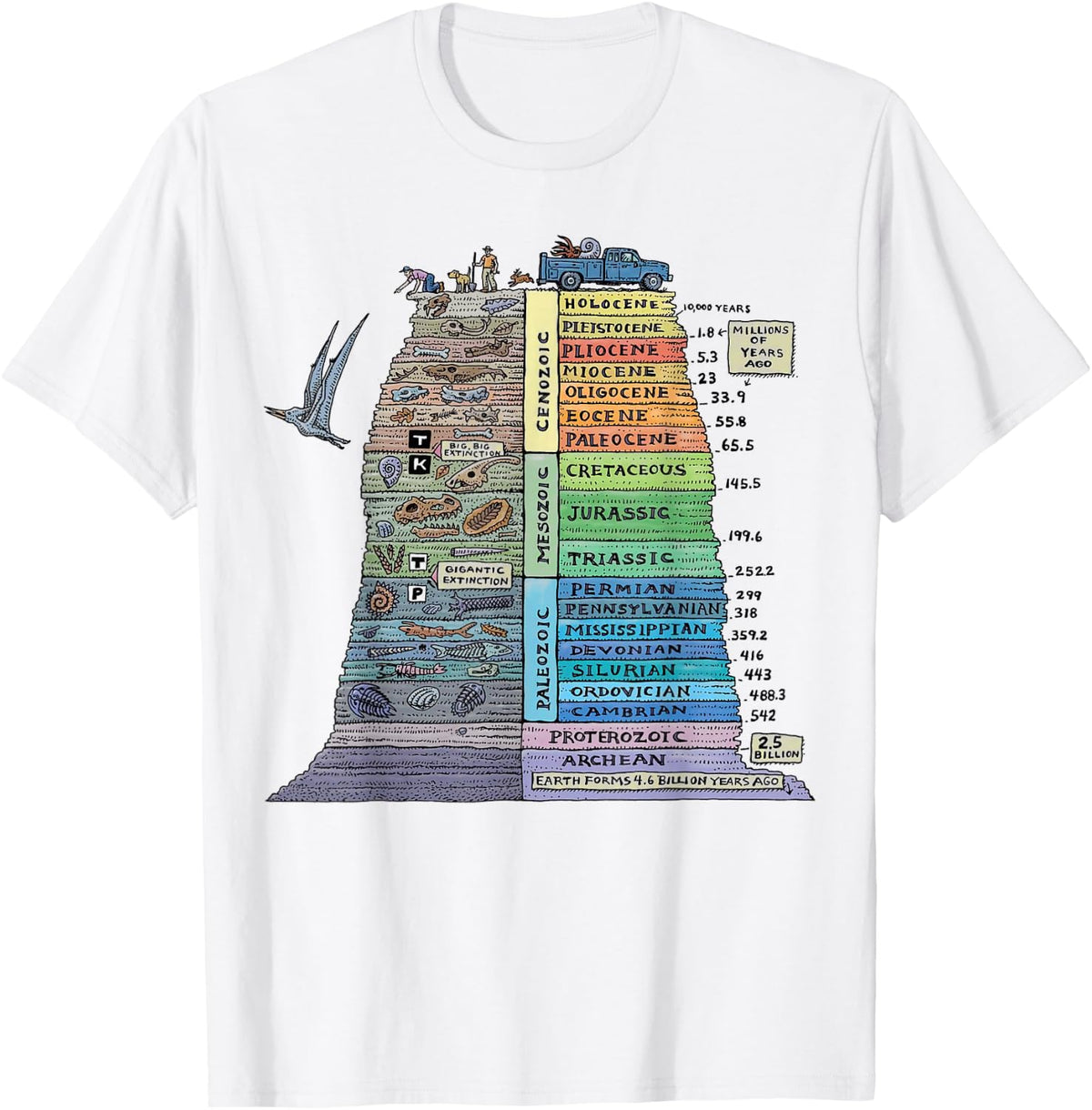 Geology Earthform Geologist Rock Collector Mineral Geode T-Shirt