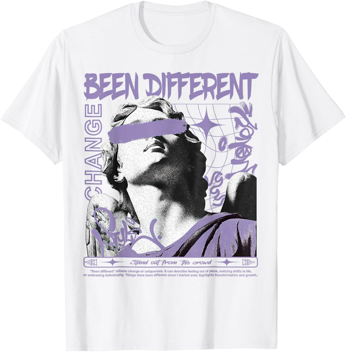 Hydrangeas Wild Grape White Purple Graphic Match T-Shirt