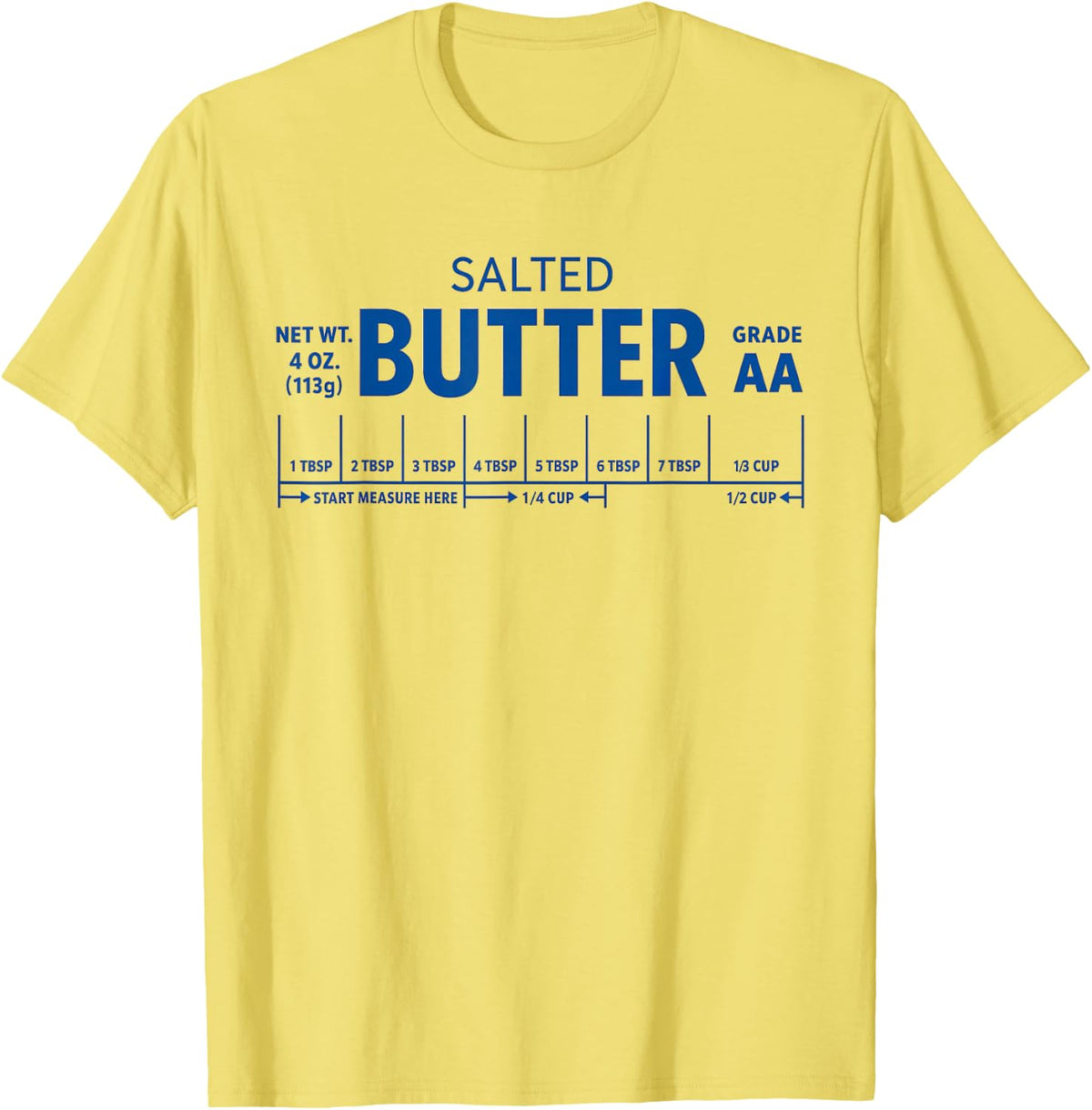 Salted Butter Funny Halloween Food Graphic T-Shirt