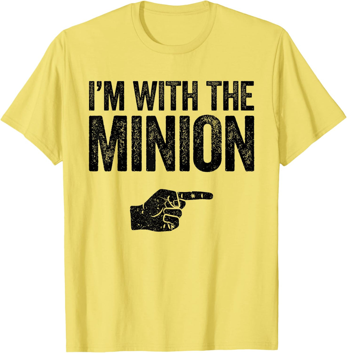I'm with The Minion Shirt Adult Kids Men Women Costume T-Shirt