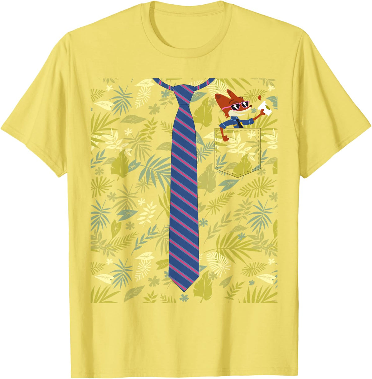 Disney Zootopia Nick Wilde Shirt and Tie Costume T-Shirt