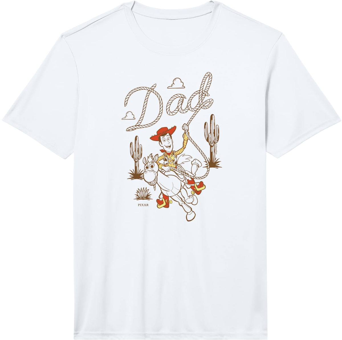 Toy Story 4 - Woody Western Dad Performance T-Shirt