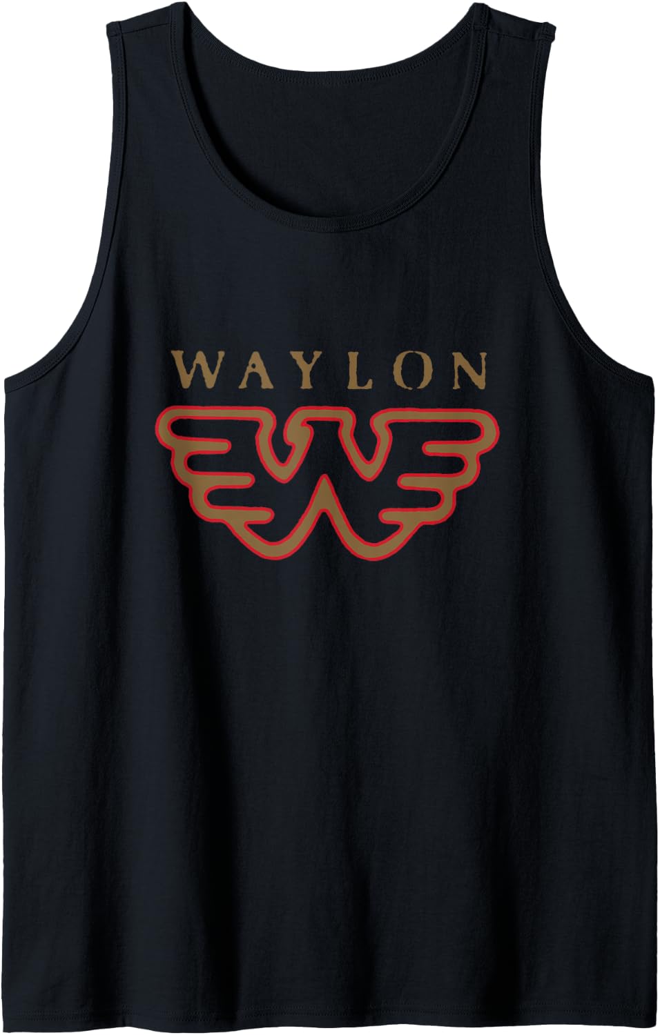 Waylon Jennings - Official Merchandise - Flying W Logo Tank Top