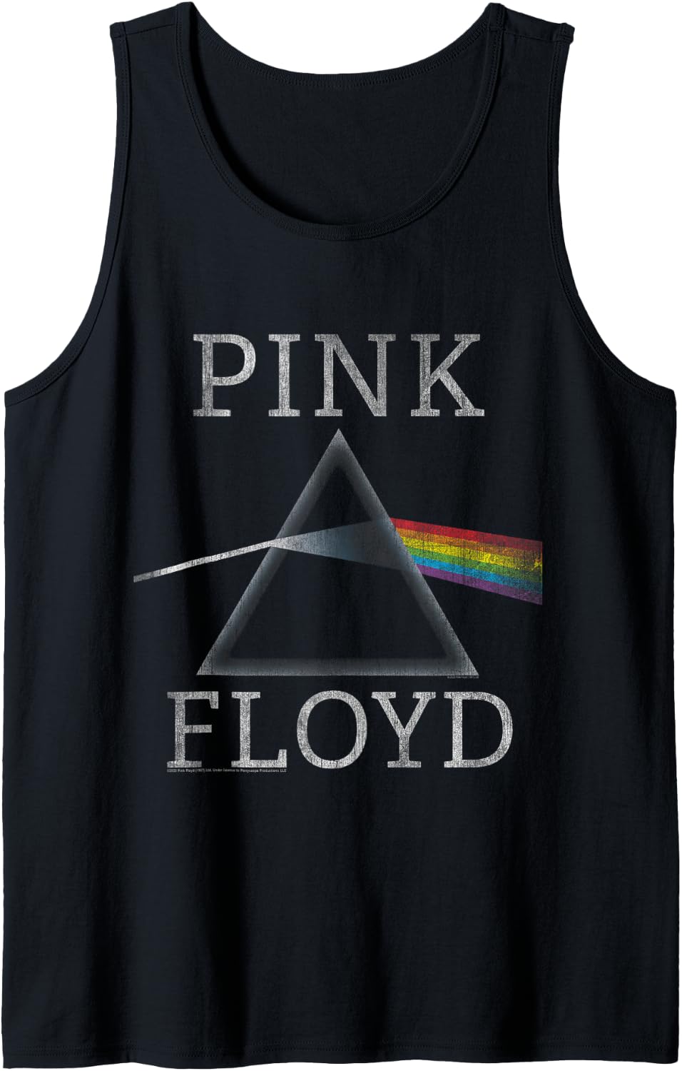 Official Pink Floyd Dark Side of The Moon Prism Band Music Tank Top