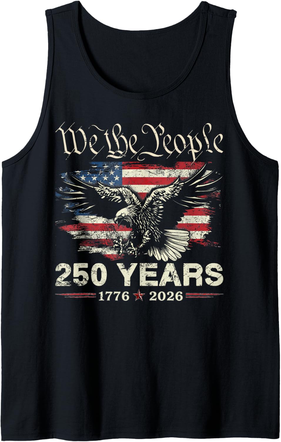 250 Years American 250th Anniversary USA Patriotic 4th July Tank Top