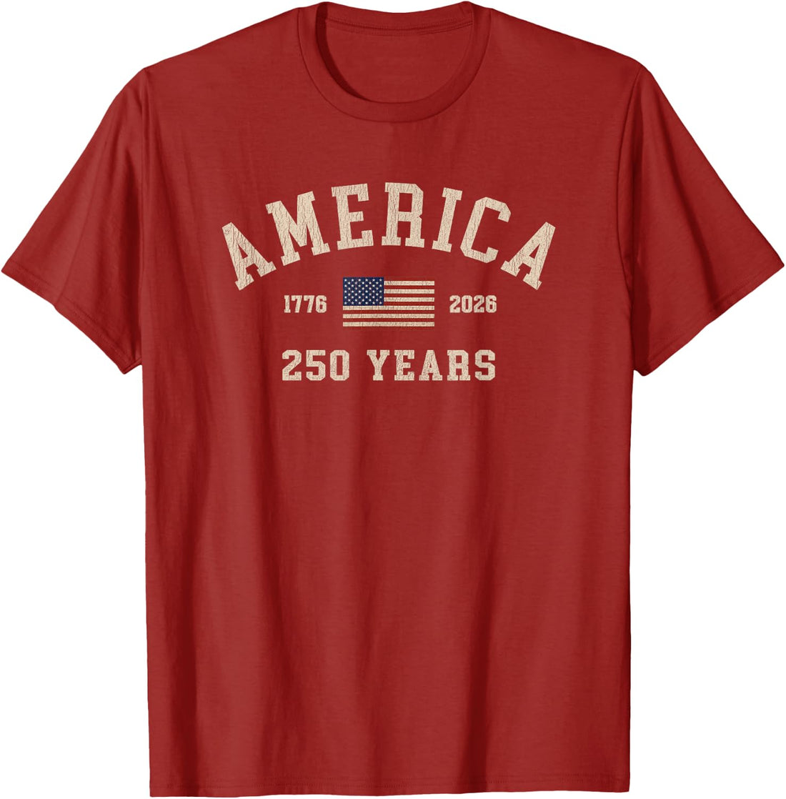 America 250 Years USA United States Flag July 4th 2026 1776 T-Shirt