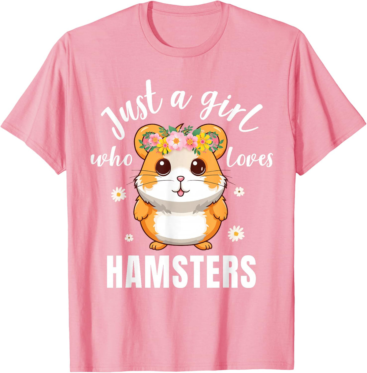Hamster Shirt Kids Girls Just a Girl Who Loves Hamsters T-Shirt