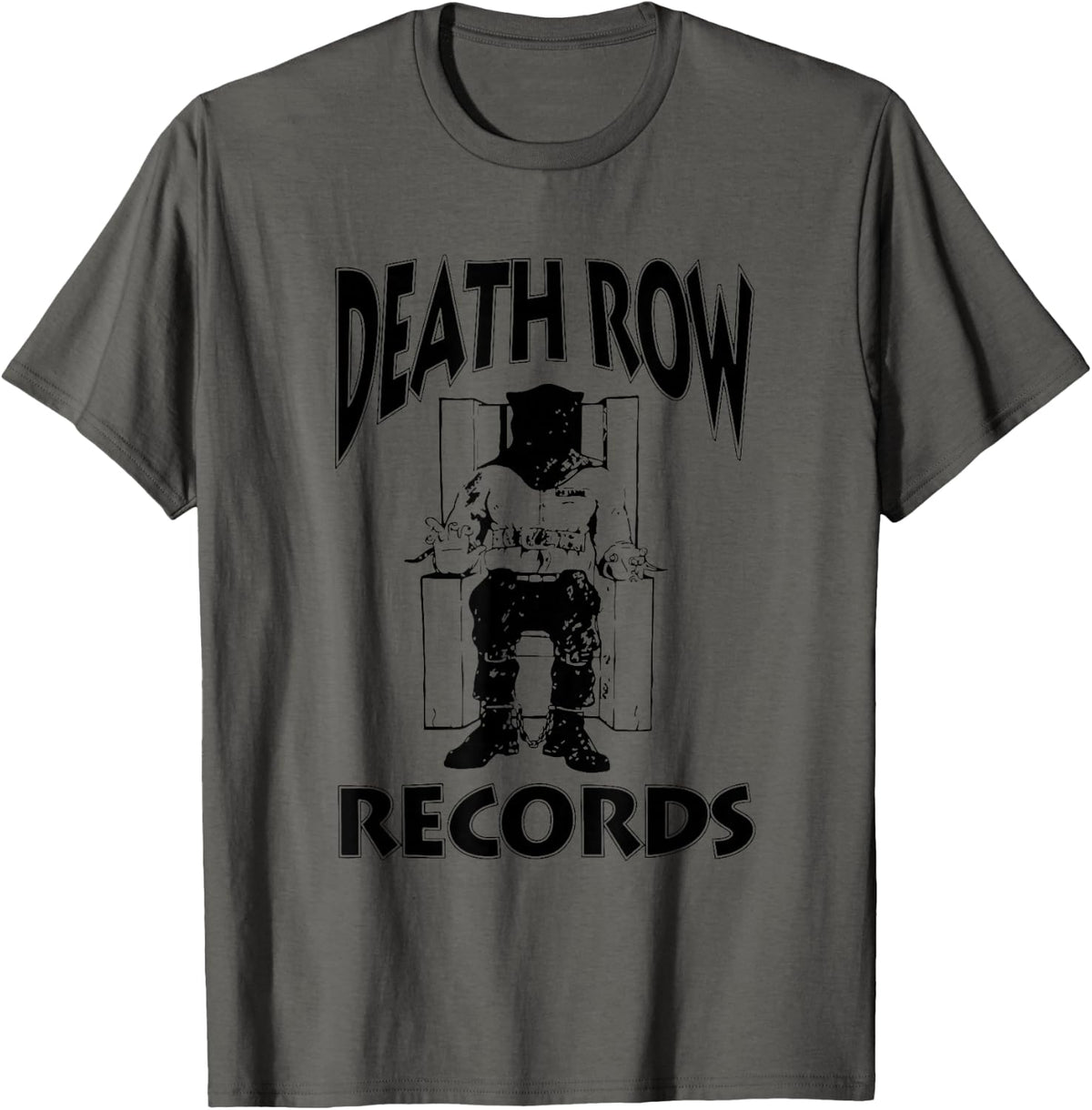 Official Death Row Records Black Logo T-Shirt