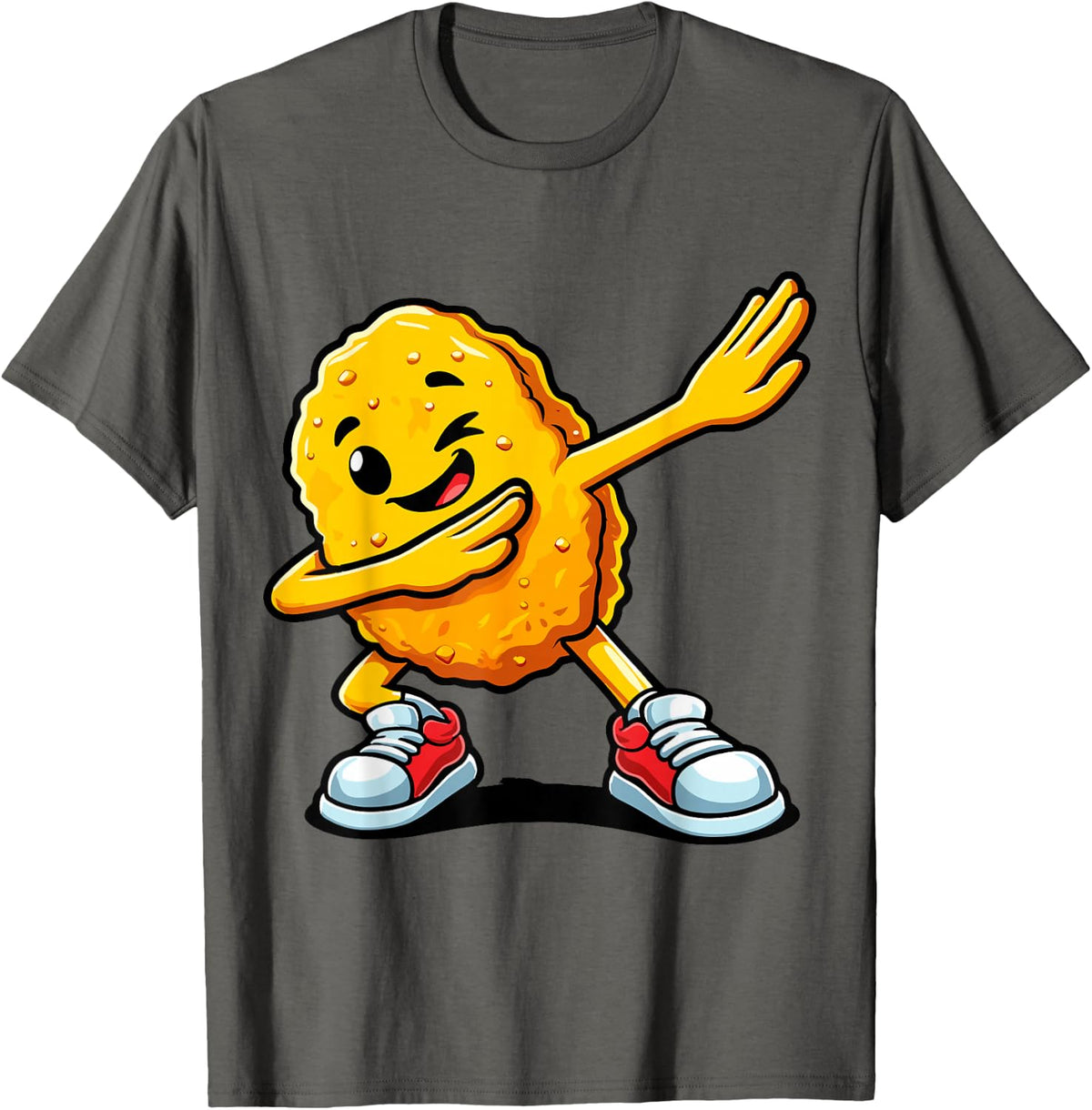 Humorous Chicken Nugget lover Gifts Unisex-Child Modern Classic Yellow Cartoon Lover T-Shirt