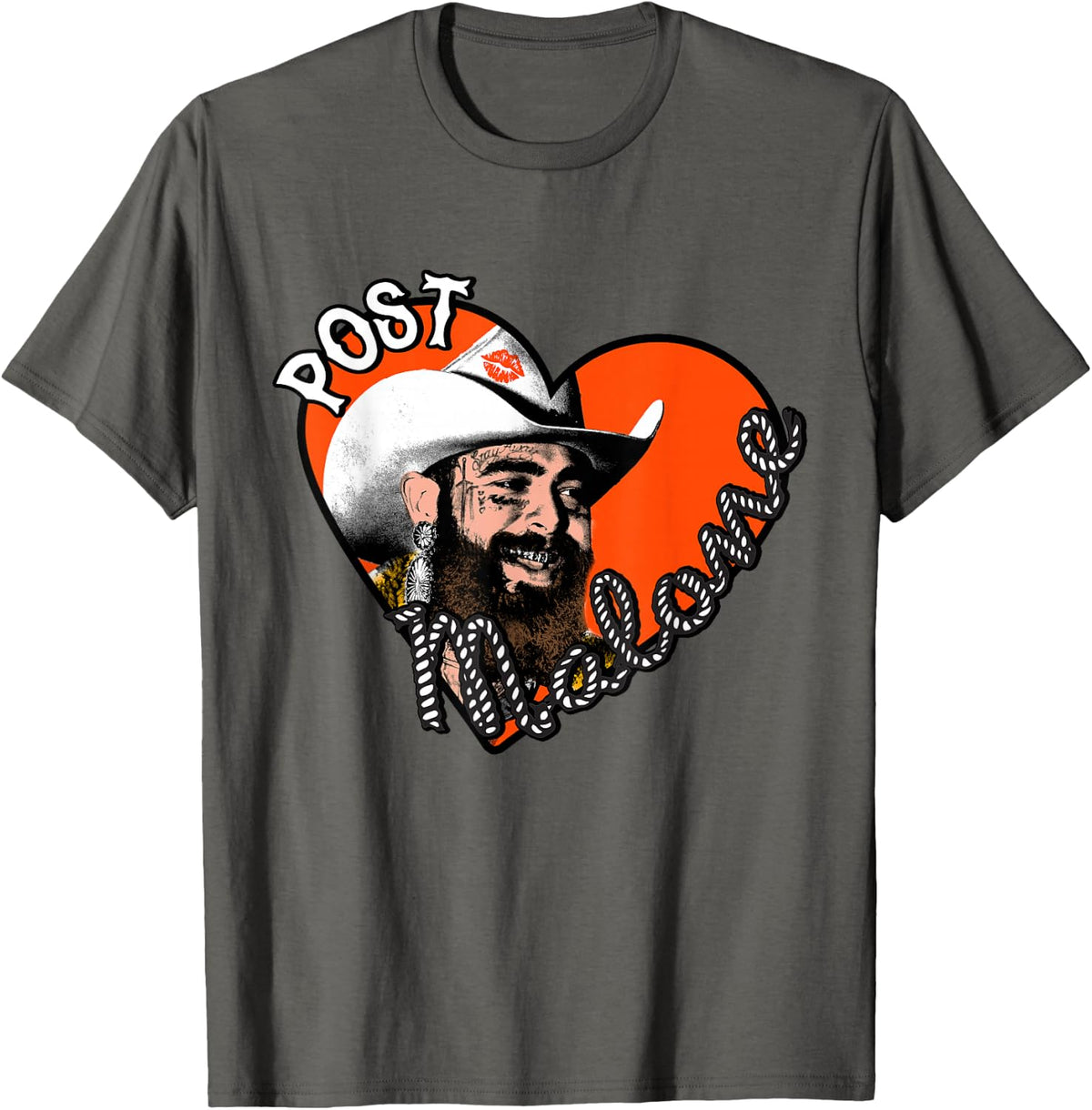 Official Post Malone Heart Photo T-Shirt