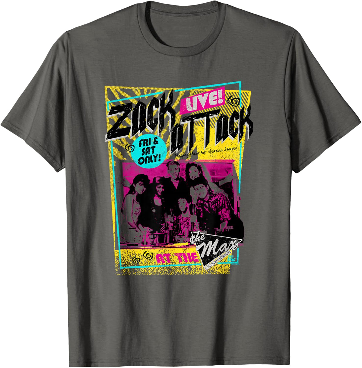 Saved By The Bell Zack Attack Live T-Shirt
