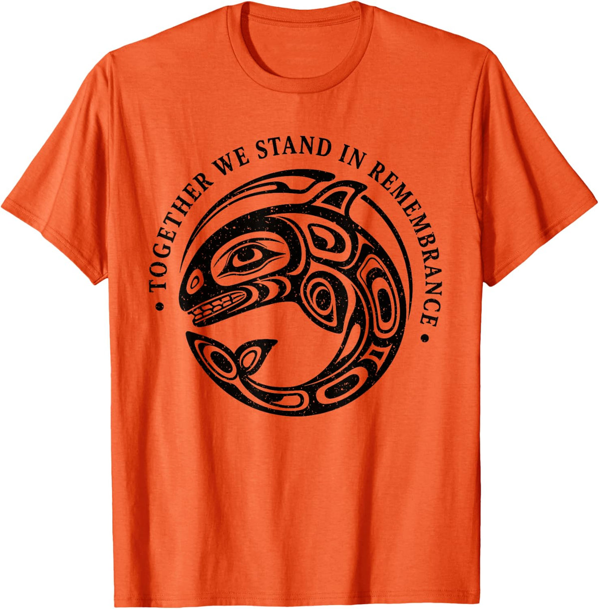 Orange Native American Anti-Bullying Unity Day Girls Kids T-Shirt