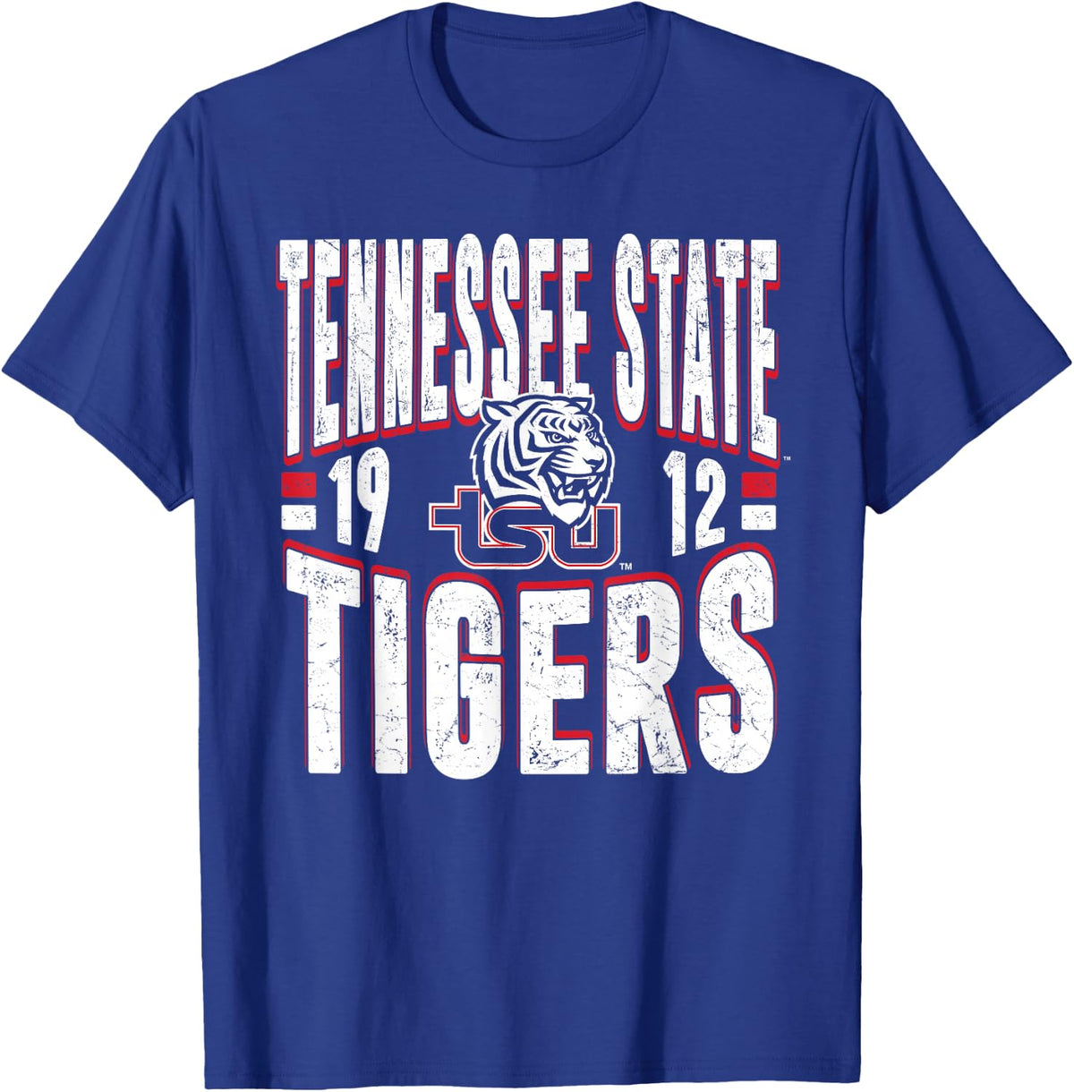 Tennessee State Tigers Vintage 90's Retro Royal Blue T-Shirt
