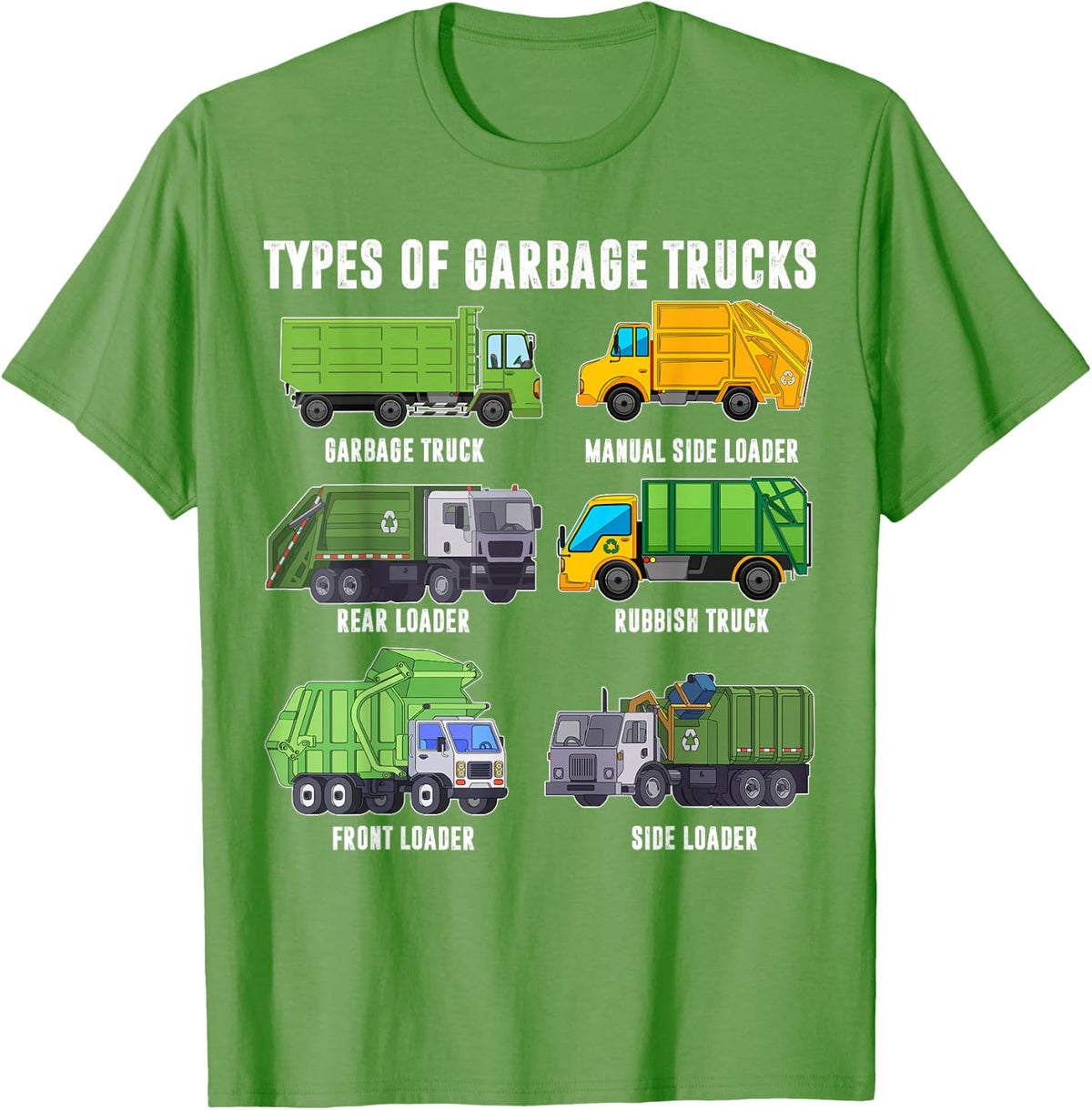 Toddler Garbage Truck Birthday Outfit Baby Recycling Trash T-Shirt