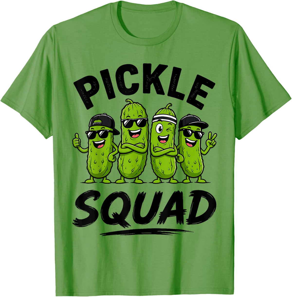 Pickle Squad Pickles Funny Pickle Lover Design T-Shirt