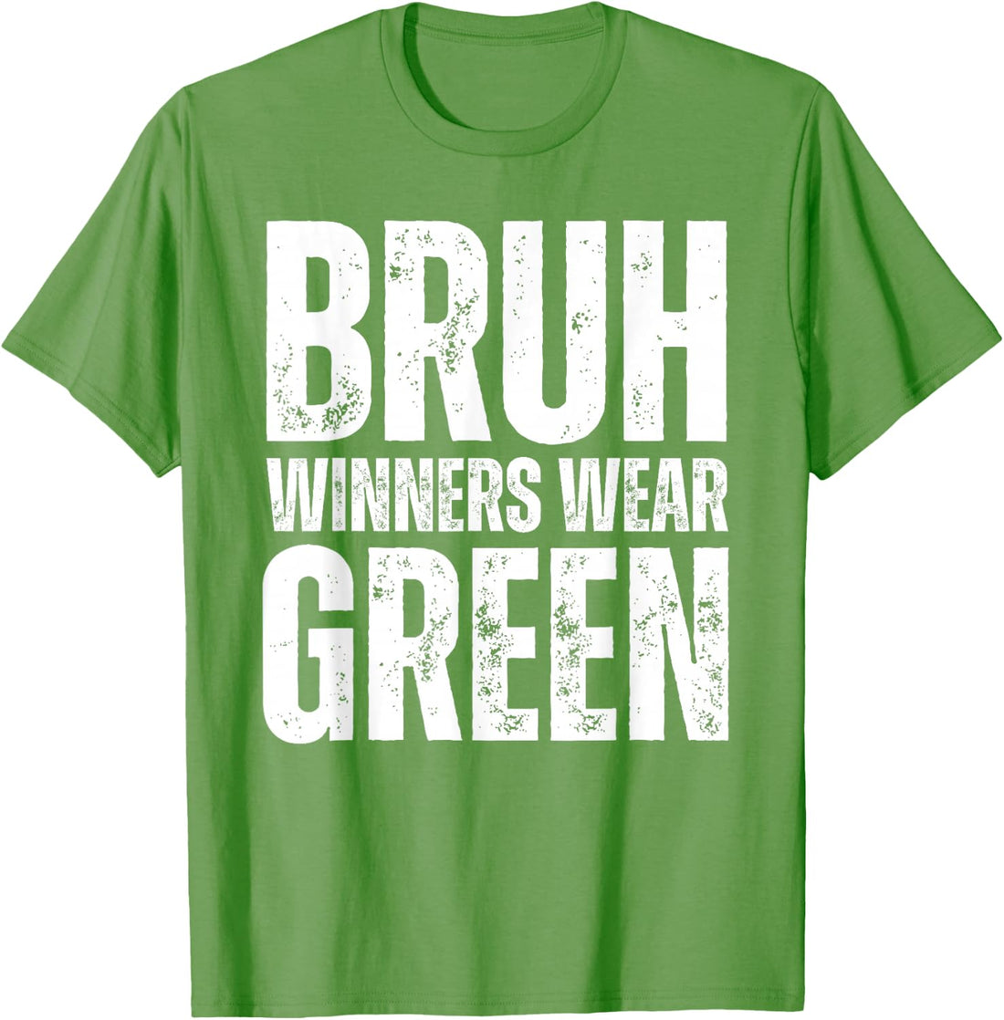 Winners Wear Green Team Spirit Week Game Color Sports Day T-Shirt