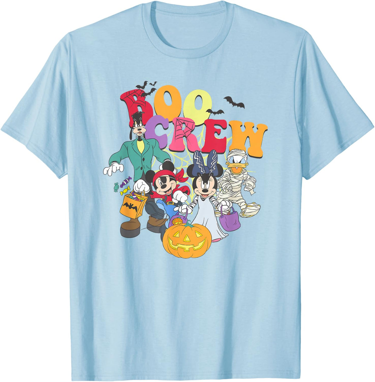 Disney Mickey and Friends Halloween Boo Crew Group Shot T-Shirt