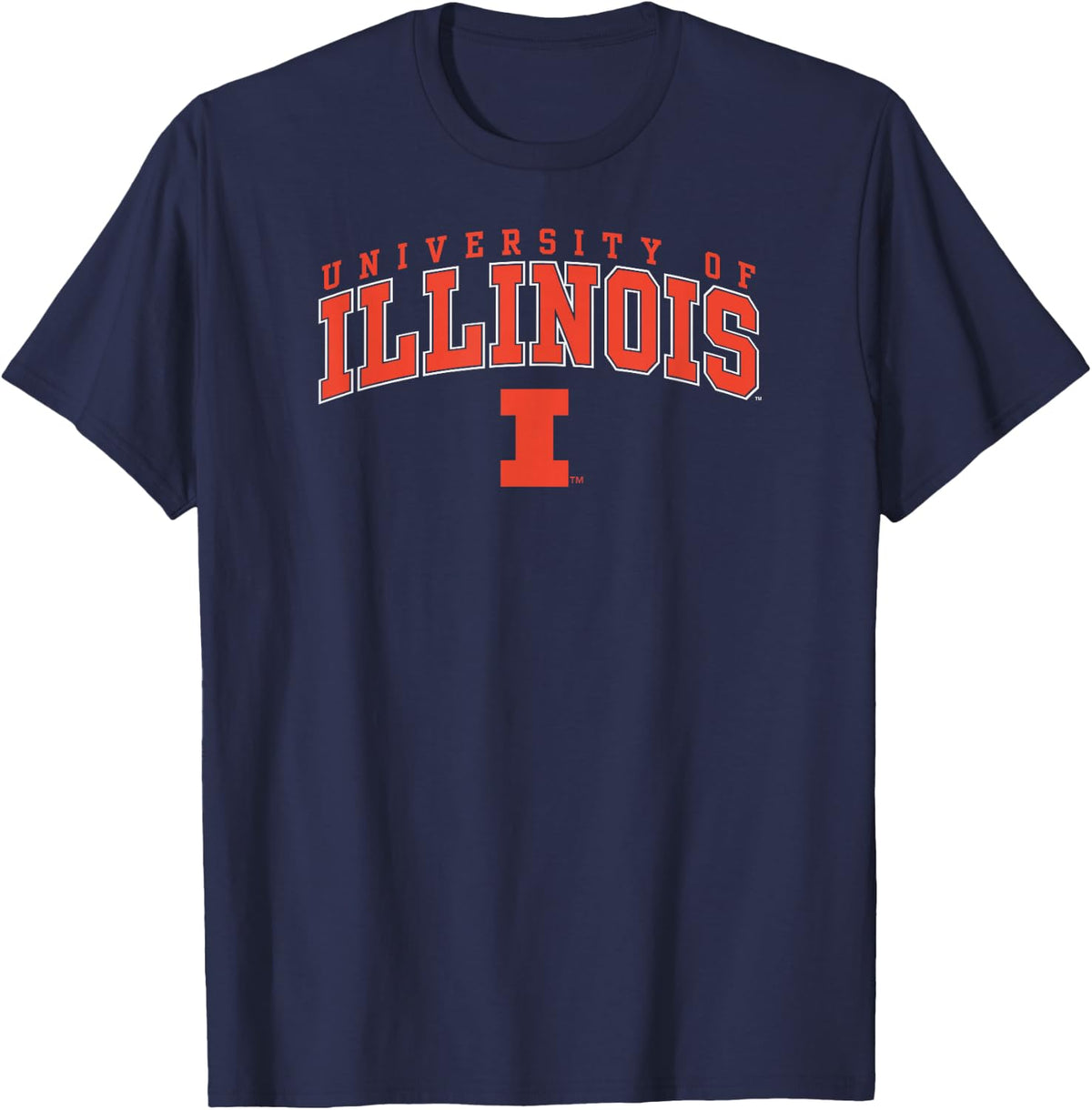 Illinois Fighting Illini Arch Over Officially Licensed T-Shirt
