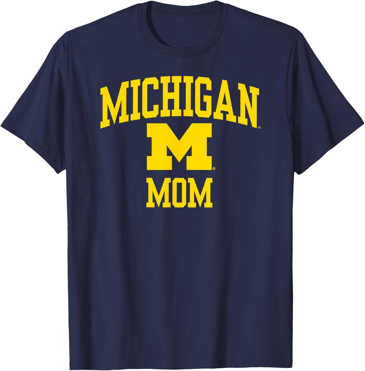 Michigan Wolverines Mom Icon Navy Officially Licensed T-Shirt