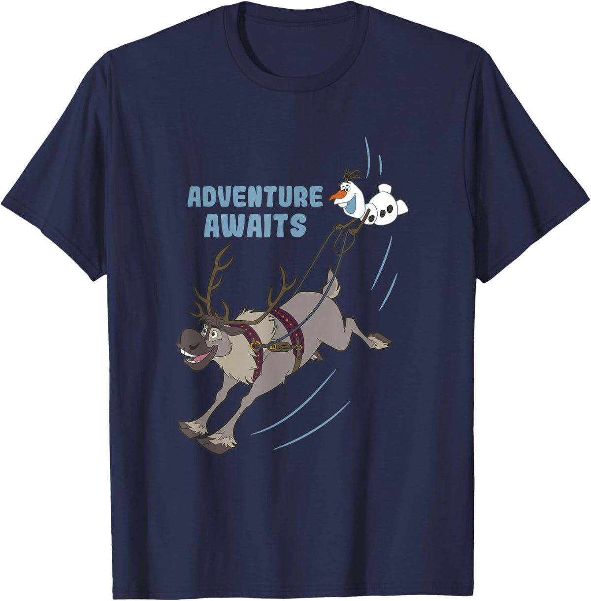 Disney Frozen 2 Happy Olaf & Sven Adventure Awaits Poster T-Shirt