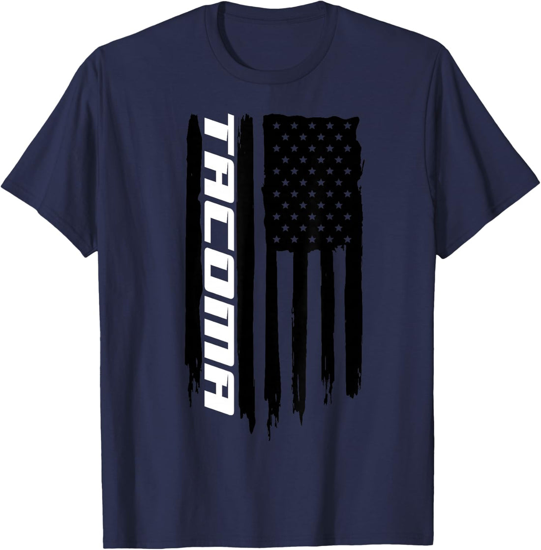 Washington Tacoma American Flag USA T-Shirt