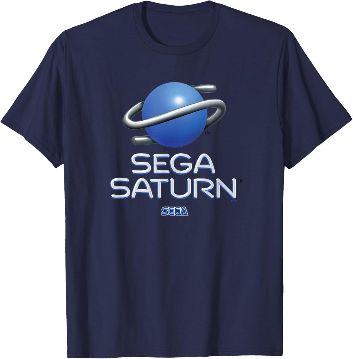 SEGA Saturn Logo Video Game T-Shirt