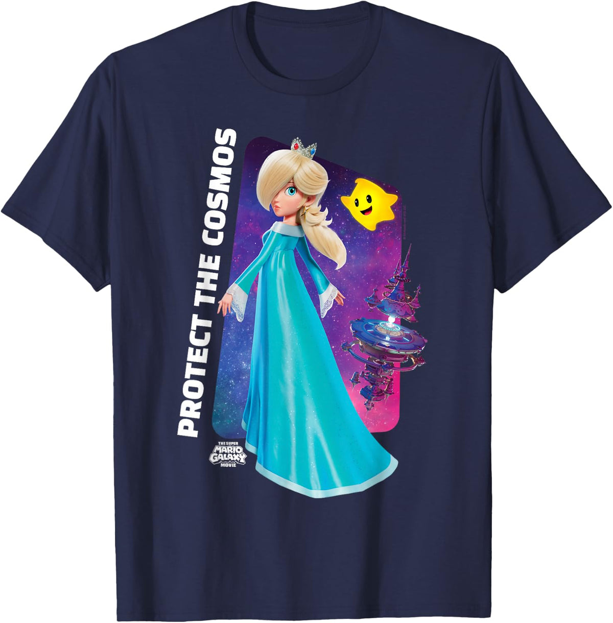 The Super Mario Bros. Movie Rosalina Protect The Cosmos Galaxy T Shirts Tees for Men and Women