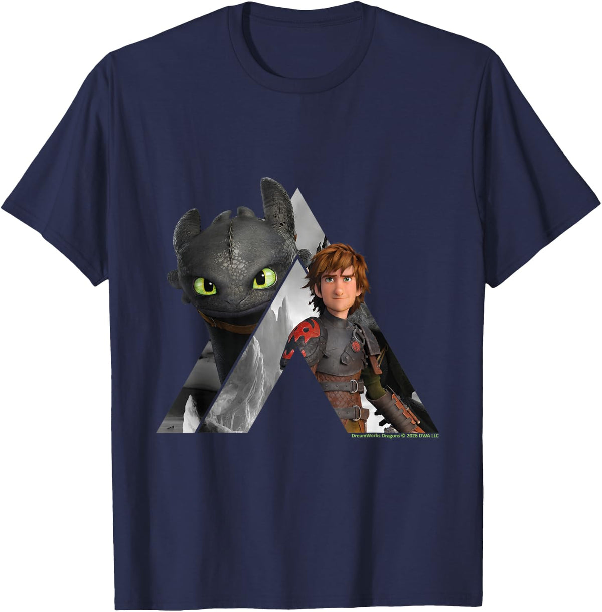 How to Train Your Dragon Toothless and Hiccup Viking Riders T-Shirt