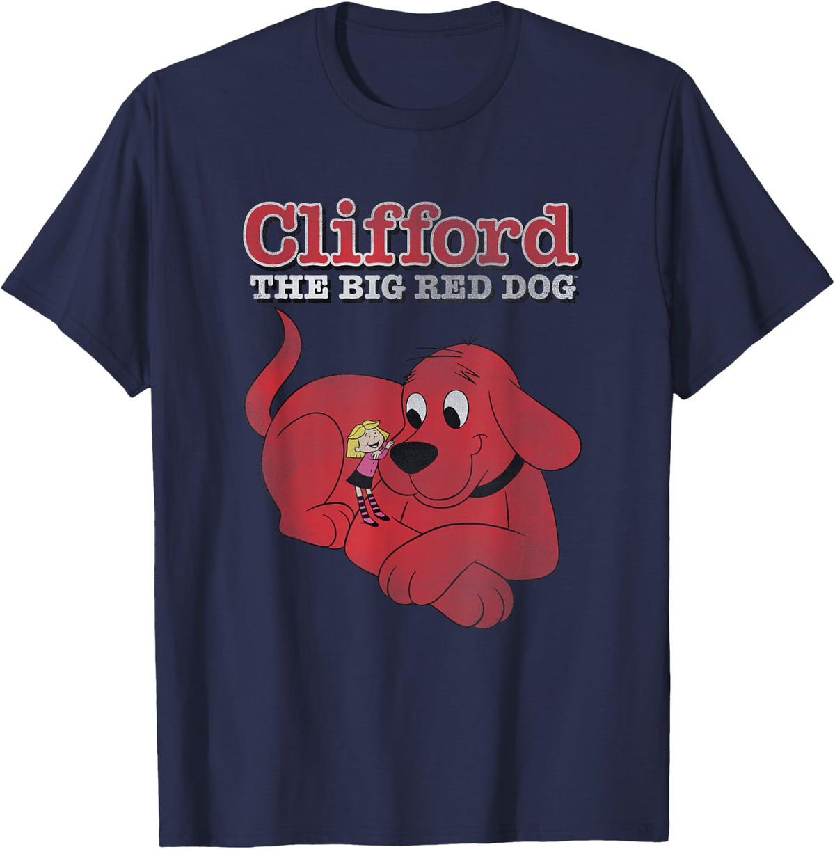 Clifford The Big Red Dog Clifford and Emily Book Cover T-Shirt