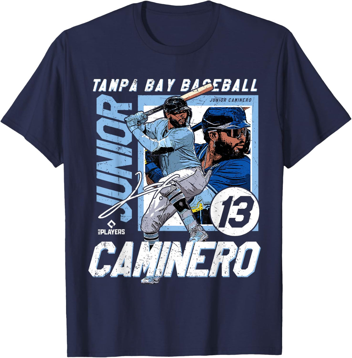 Junior Caminero - Tampa Bay MLB Baseball Player - MLBJCA203M T-Shirt