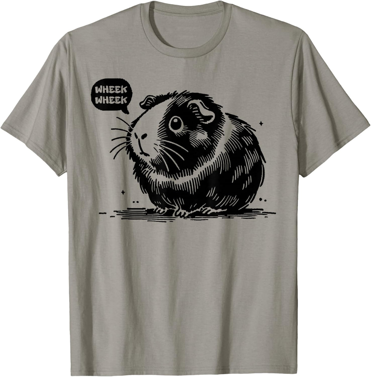 Cute Guinea Pig Wheek Wheek Sounds Guinea Pig Lover Funny T-Shirt