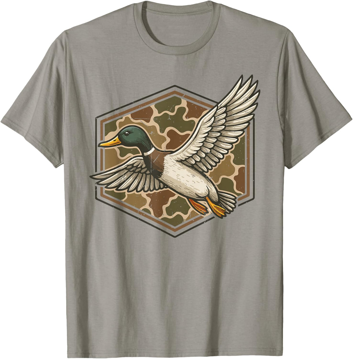 Youth Camo Mallard Duck Hunting Boys Men Camouflage Hunting T-Shirt