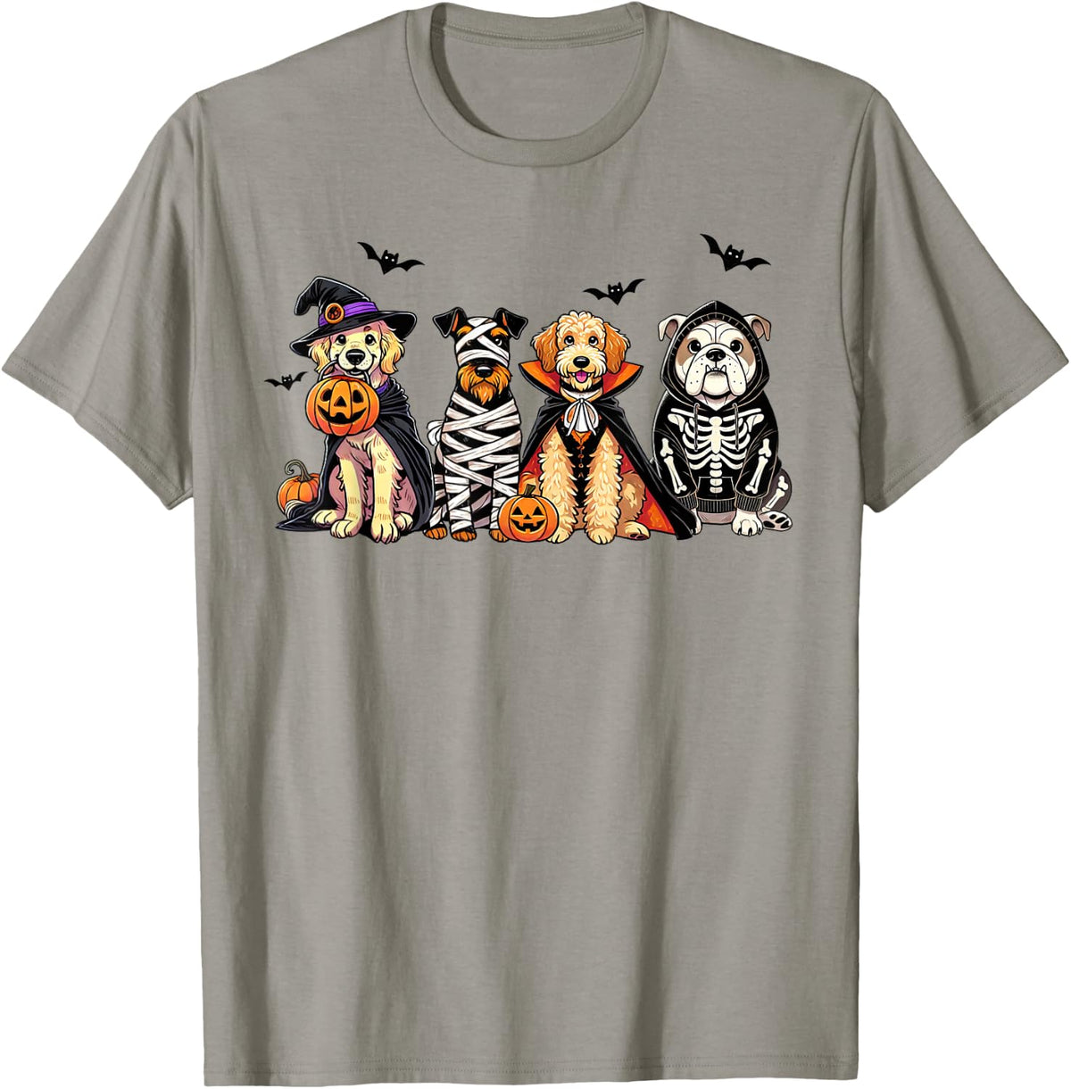 Dog Ghost Cute Dog Dressed As Ghost Funny Halloween Dog T-Shirt