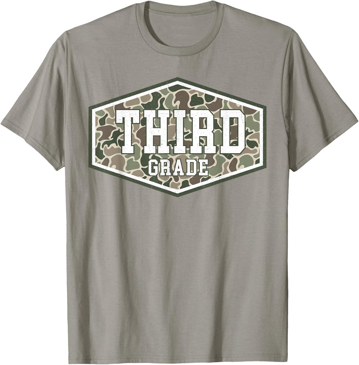 Camo Third Grade Teacher 3rd Grade Back to School Boys T-Shirt