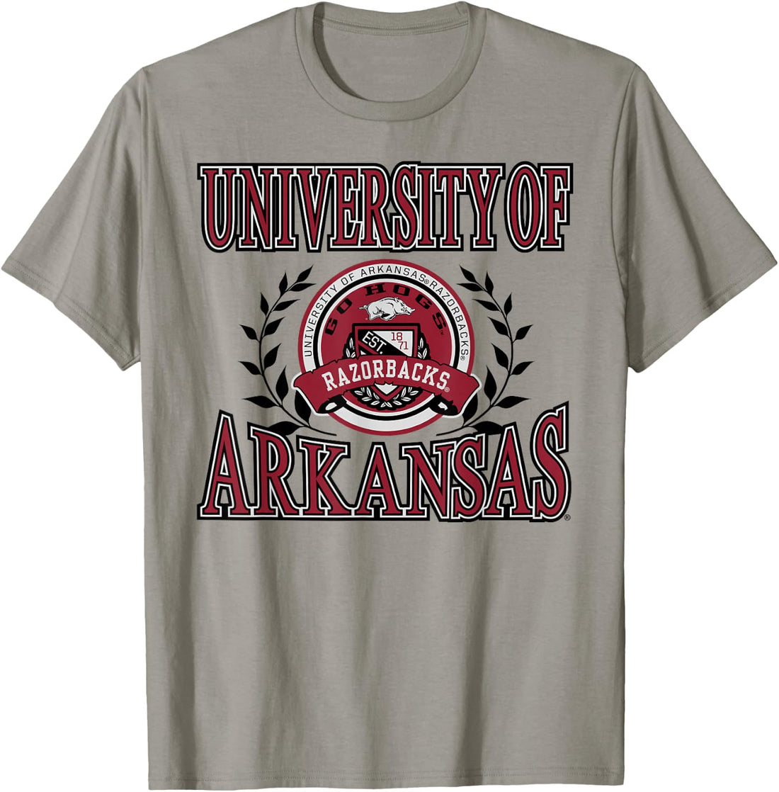 Arkansas Razorbacks Laurels Officially Licensed T-Shirt