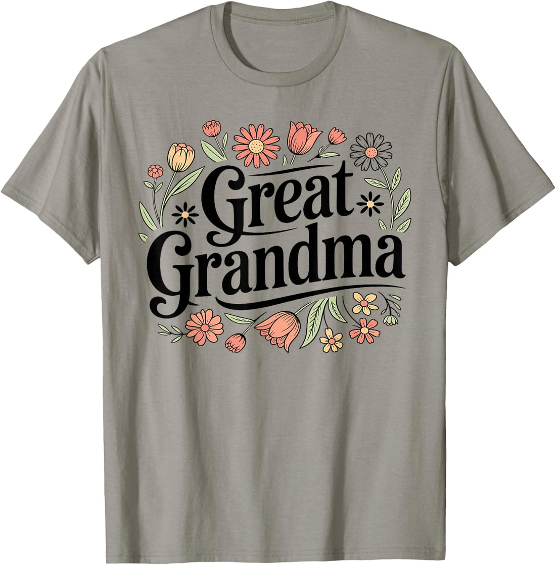 Wildflowers Great Grandma Floral Mother's Day Great Grandma T-Shirt