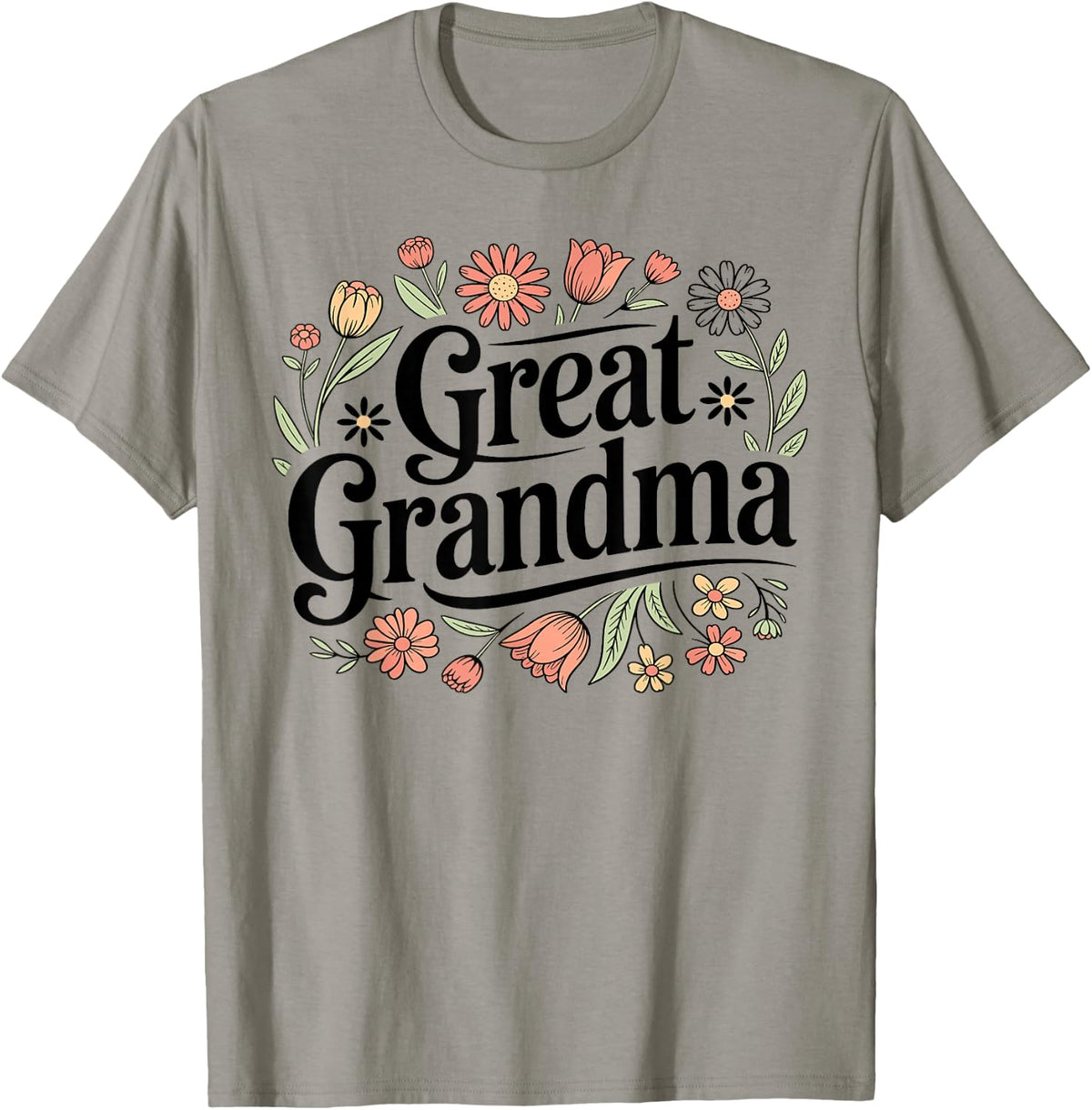 Wildflowers Great Grandma Floral Mother's Day Great Grandma T-Shirt