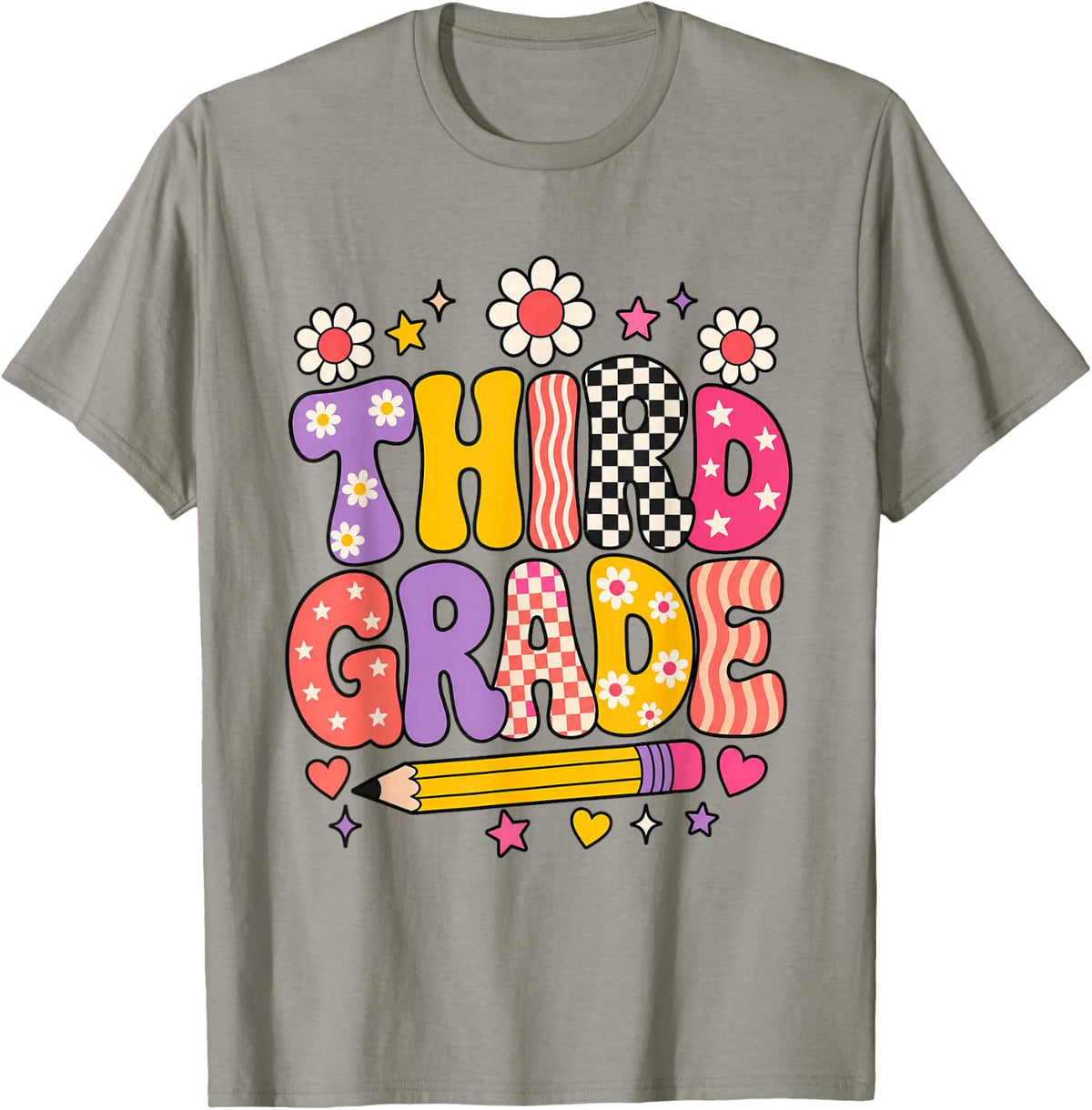 Third Grade Teacher 3rd Grade Back to School Girls Women T-Shirt