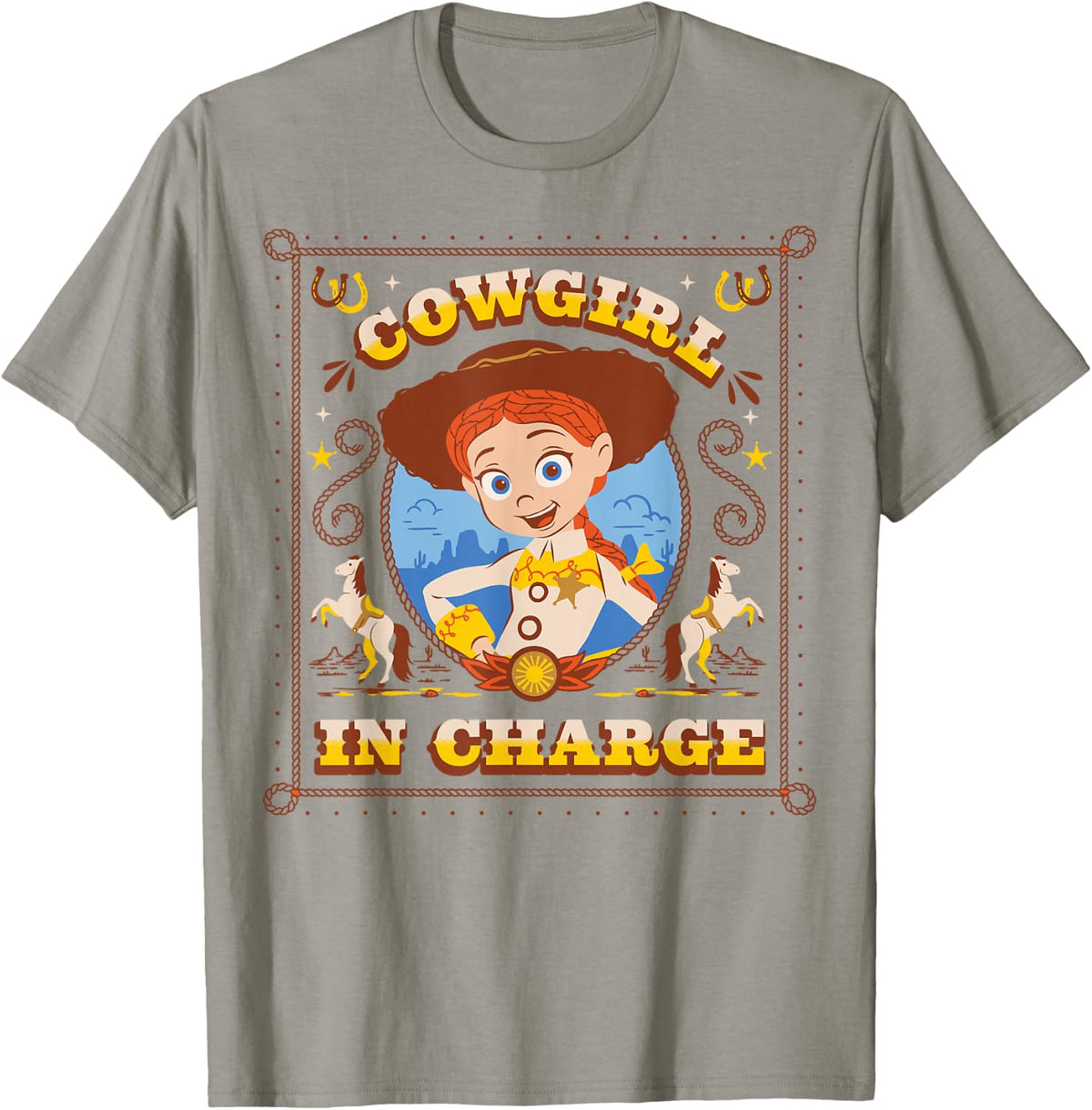 Disney Pixar Toy Story 5 Cowgirl in Charge Jessie & Lassos T-Shirt
