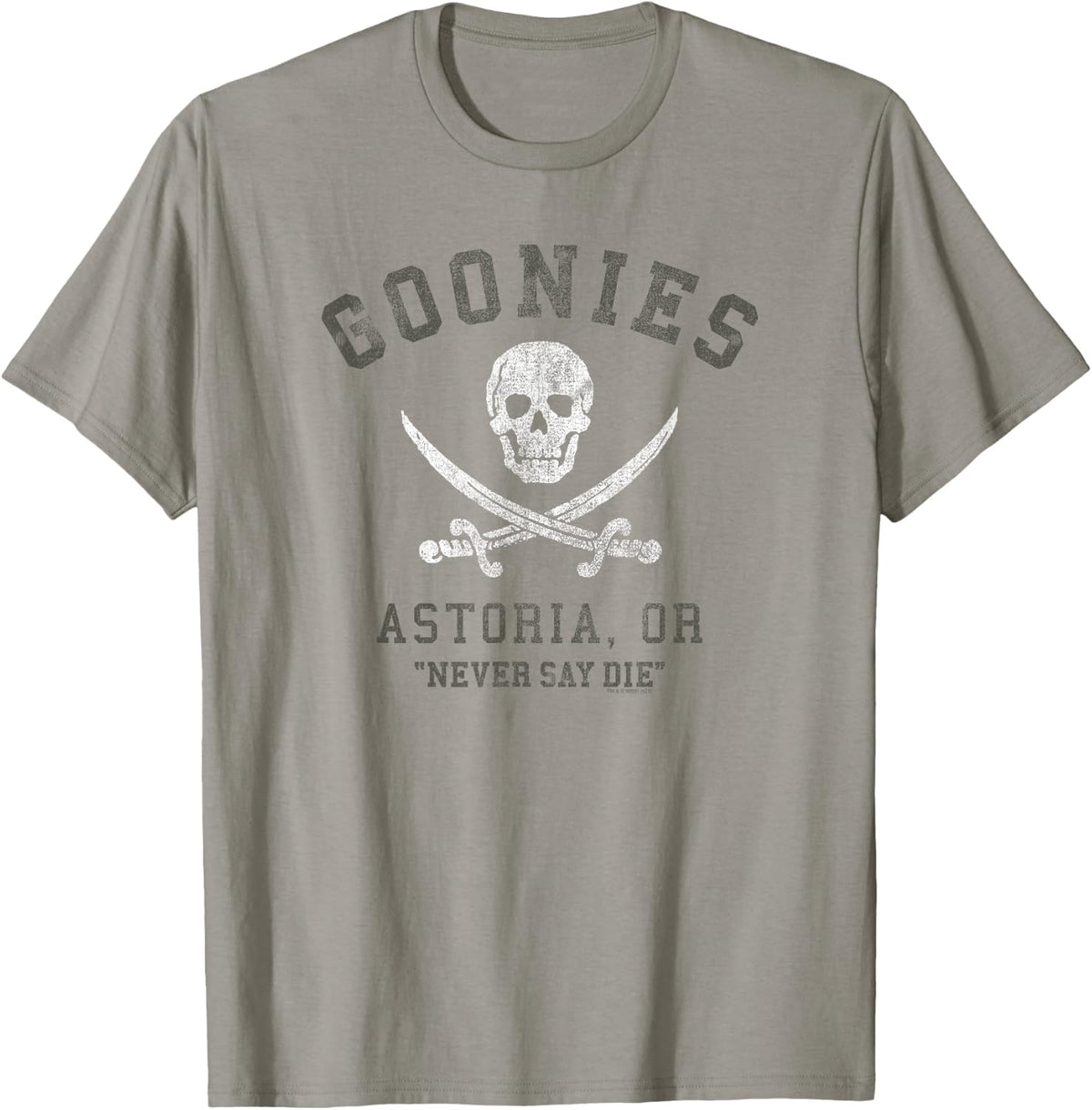 Goonies Never Say Die Astoria Oregon Skull Movie T-Shirt