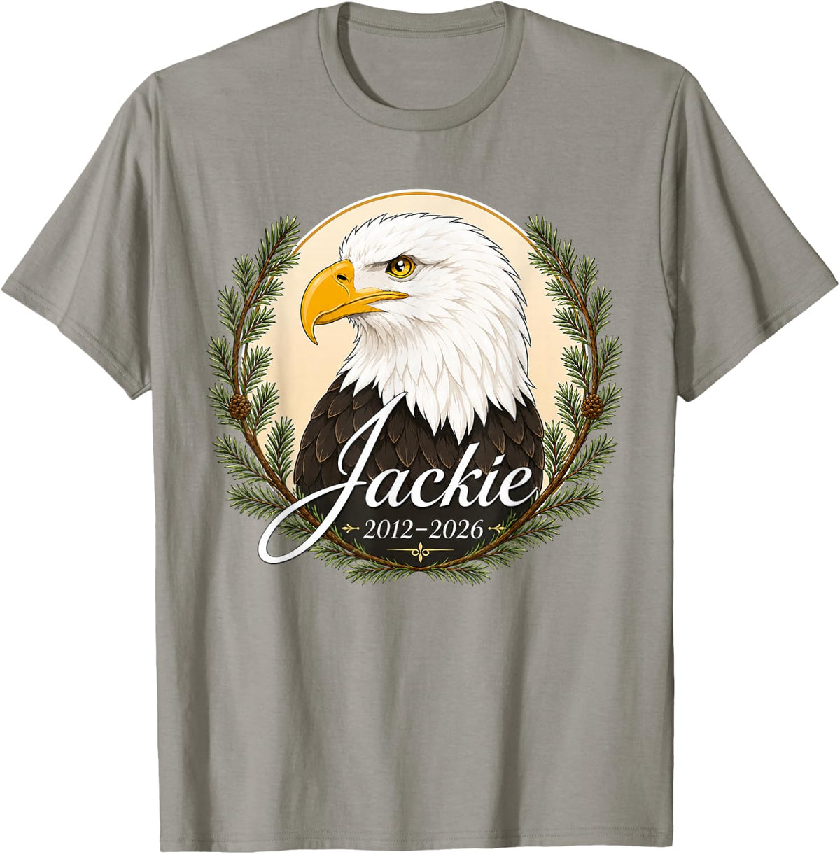 Jackie Bald Eagle 2012 2026 Memorial Tribute T-Shirt