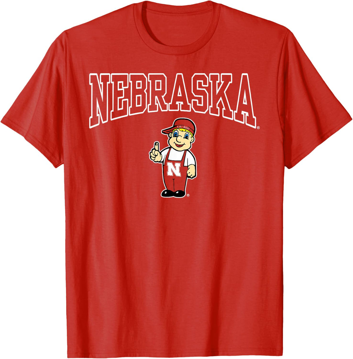 Nebraska Cornhuskers Mascot Red Officially Licensed T-Shirt