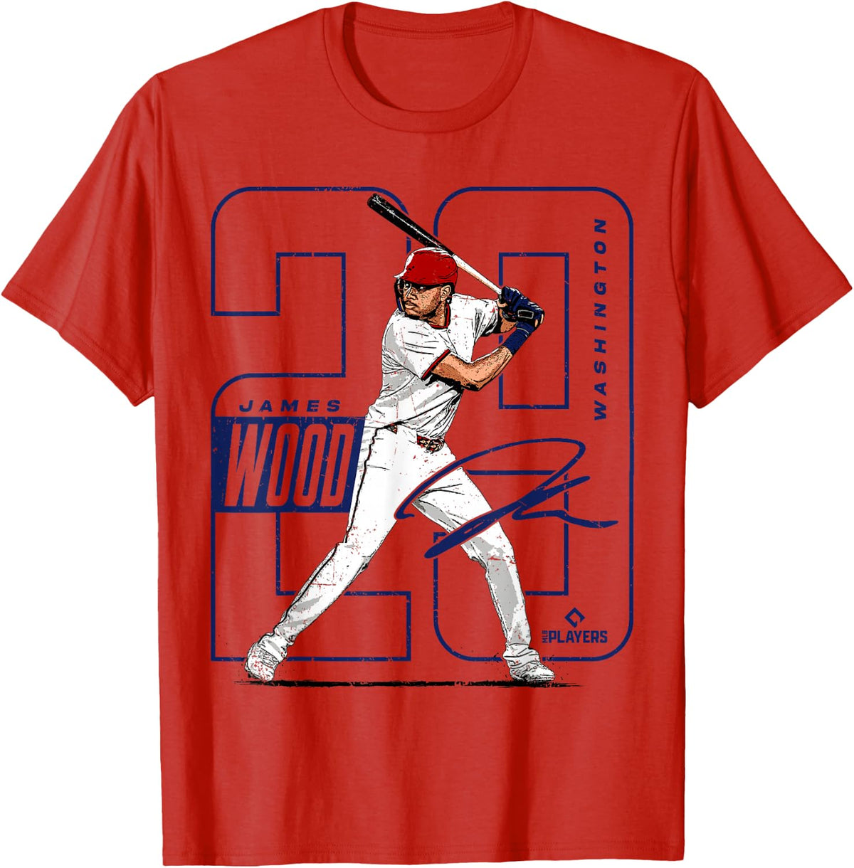 James Wood - Washington MLB Baseball Players - MLBJWO202M T-Shirt