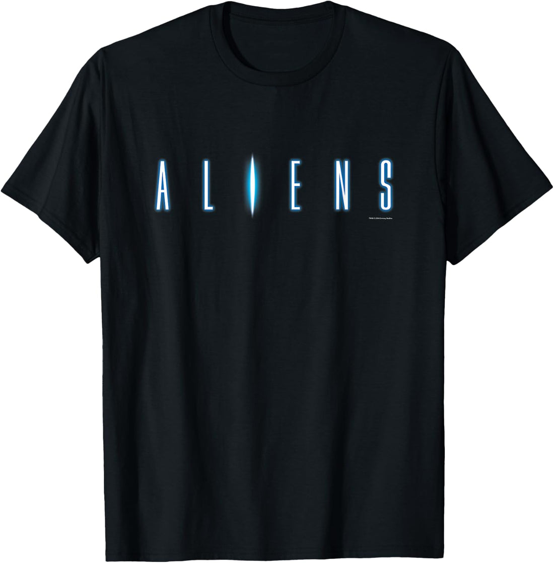 Alien 45th Anniversary Aliens 1986 Movie Sequel Title Logo T-Shirt